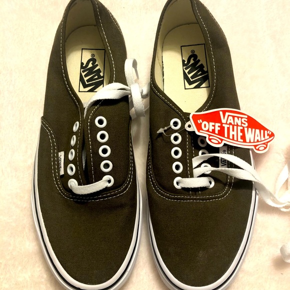 Vans Shoes - Women’s size 8.5 Vans sneakers. Dark olive green